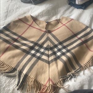 Vintage Burberry poncho